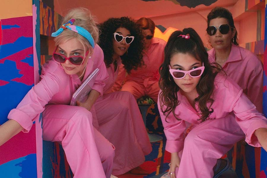 A scene from Barbie movie.