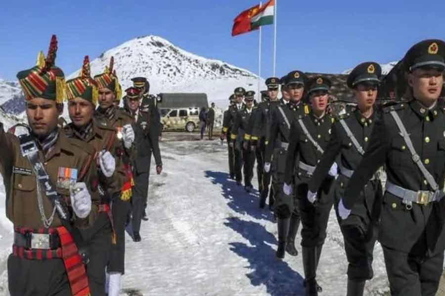 China India Trade shows signs of slow down after years.