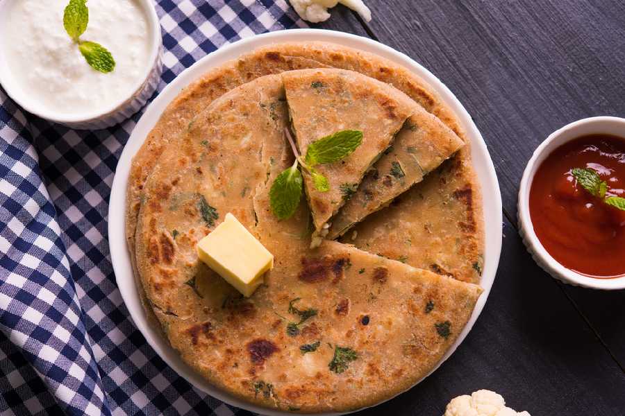 Besan Masala Roti 