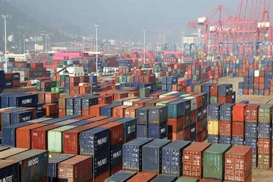 China India Trade shows signs of slow down after years.