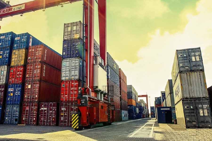 China India Trade shows signs of slow down after years.