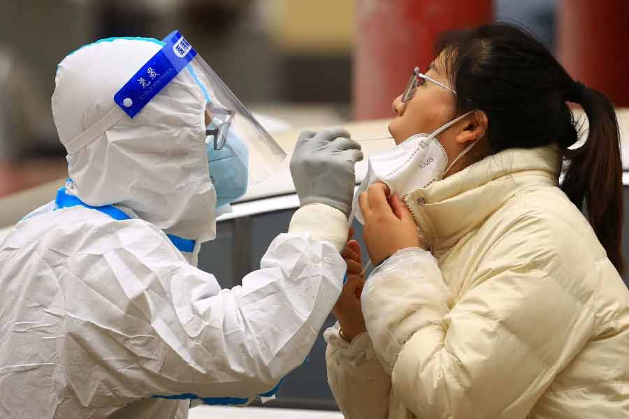 China India Trade shows signs of slow down after years.