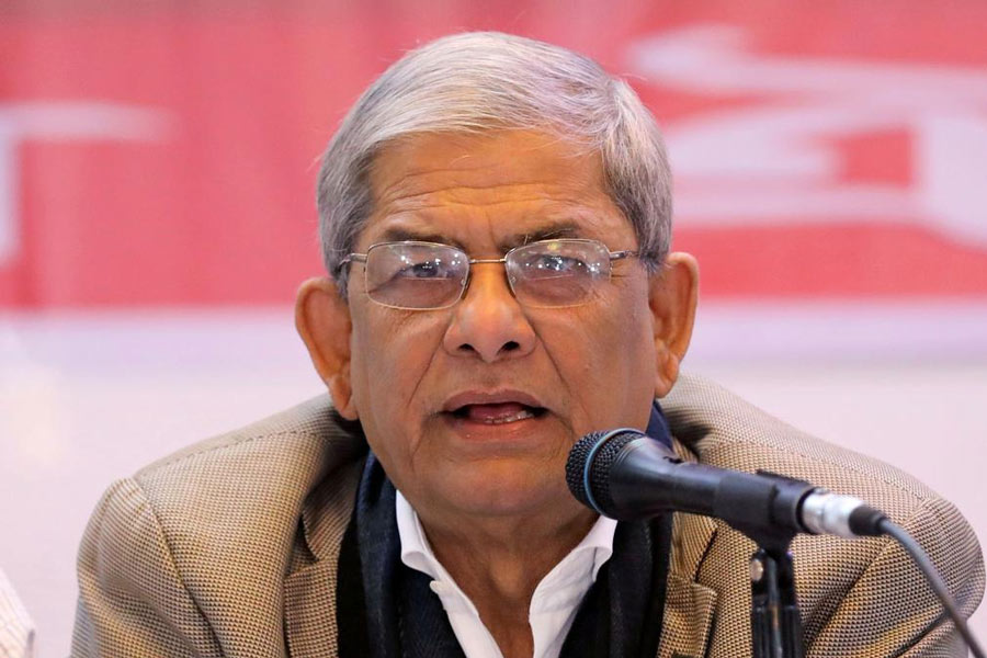 An image of Mirza Fakhrul Islam Alamgir, secretary general of the Bangladesh Nationalist Party (BNP)