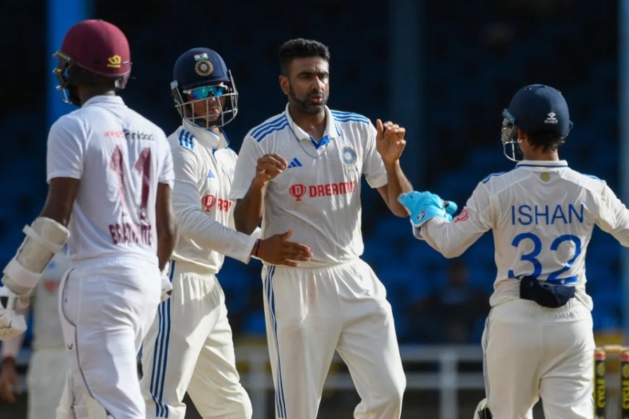 Indian cricketer celebration