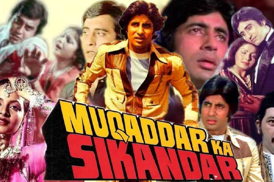 প্রকাশ মেহরার পরিচালনায় ১৯৭৮ সালে প্রেক্ষাগৃহে মুক্তি পেয়েছিল ‘মুকদ্দর কা সিকন্দর’ ছবিটি। এই ছবিতে অমিতাভের পাশাপাশি অভিনয় করেছিলেন রেখা, বিনোদ খন্না, কাদের খান, রাখি গুলজ়ার, আমজাদ খানের মতো বলি তারকারা।