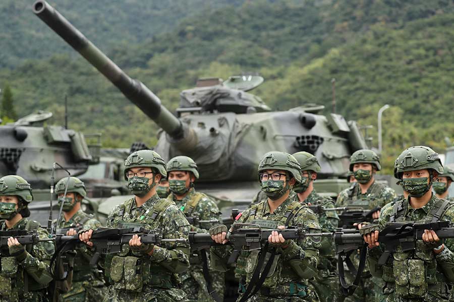 Taiwan is preparing to counter China in case of invasion.
