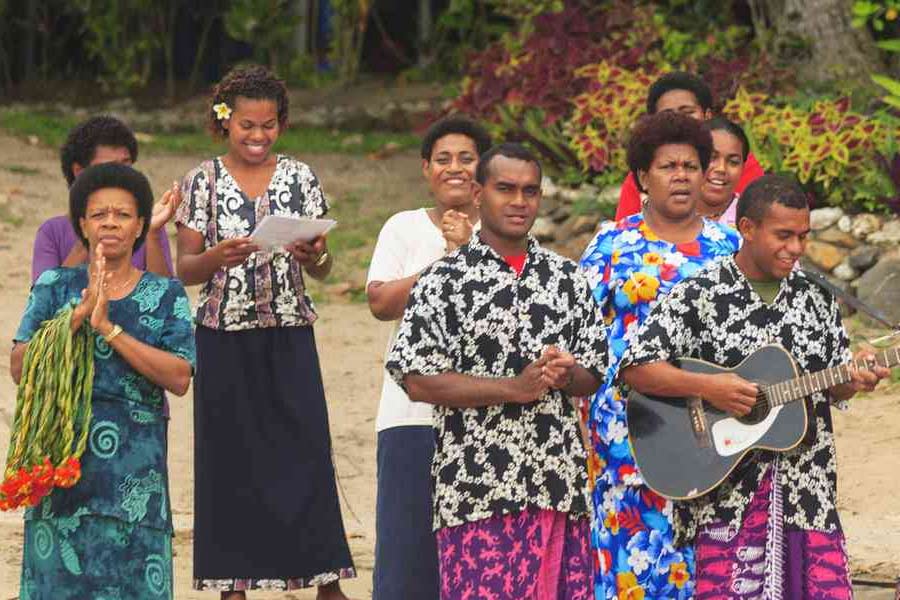 Country in Oceania has Hindi as the official language with many Indian Origin people.