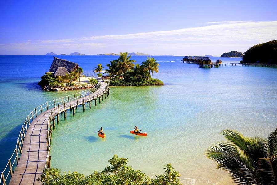 Country in Oceania has Hindi as the official language with many Indian Origin people.