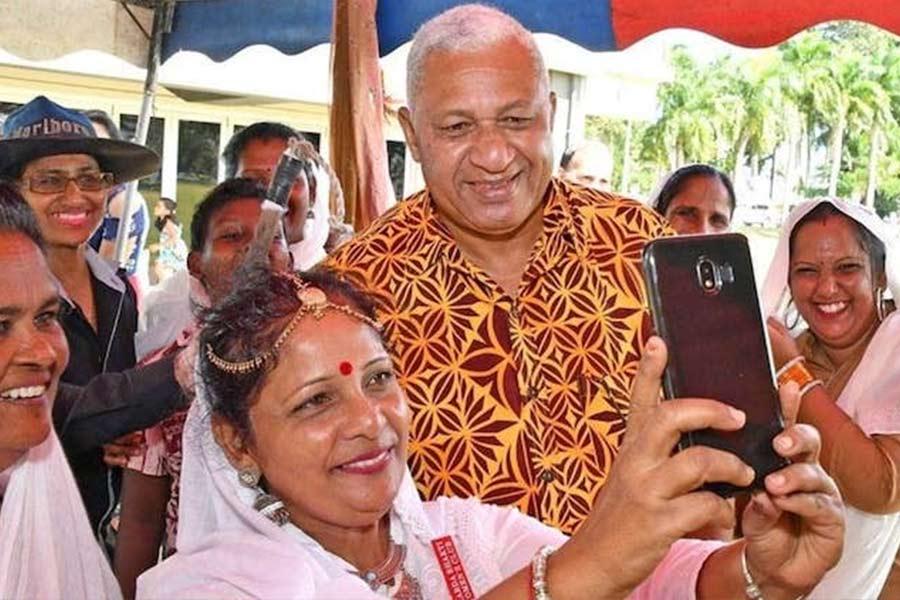 Country in Oceania has Hindi as the official language with many Indian Origin people.