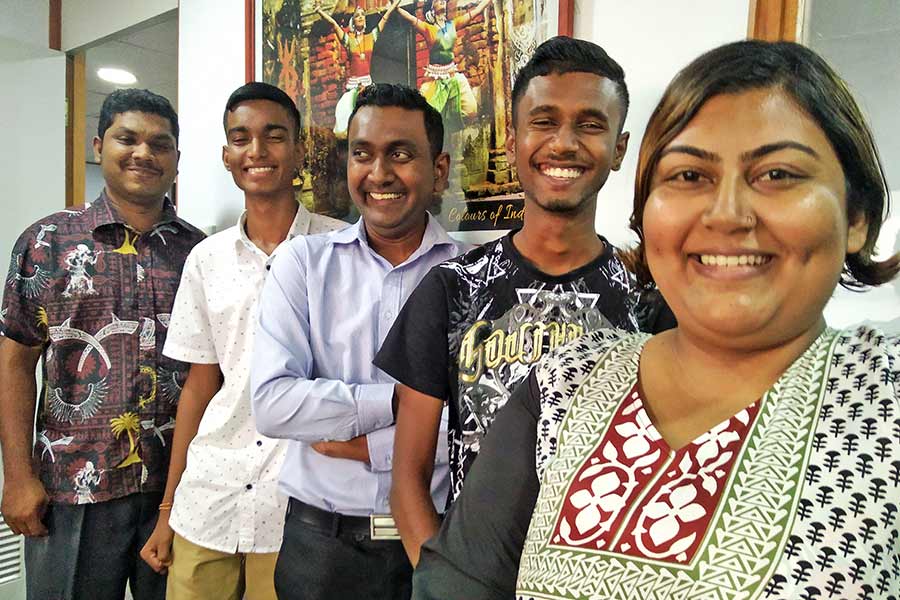 Country in Oceania has Hindi as the official language with many Indian Origin people.