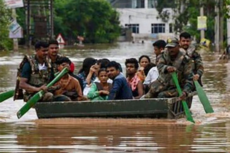 Image of floodhit people