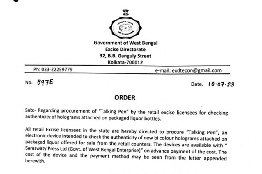 Talking Pen of Excise Directorate