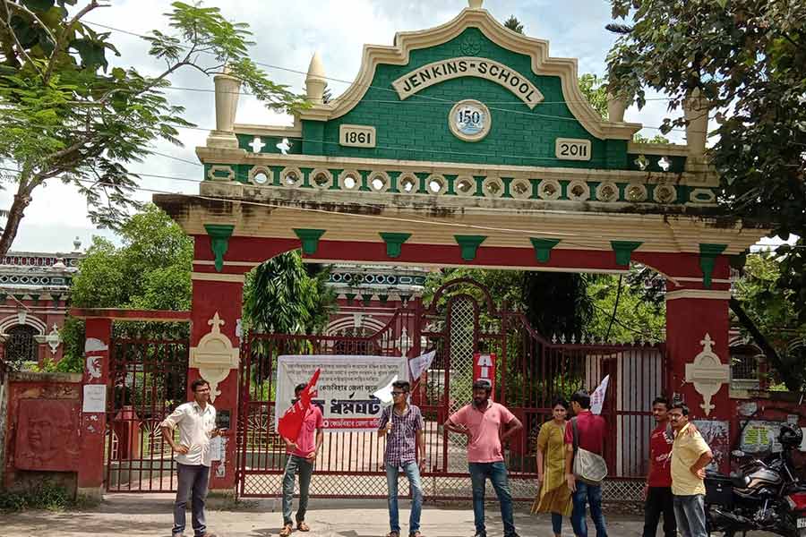 Some student organisations called strike in institutions all over the Cooch Behar district