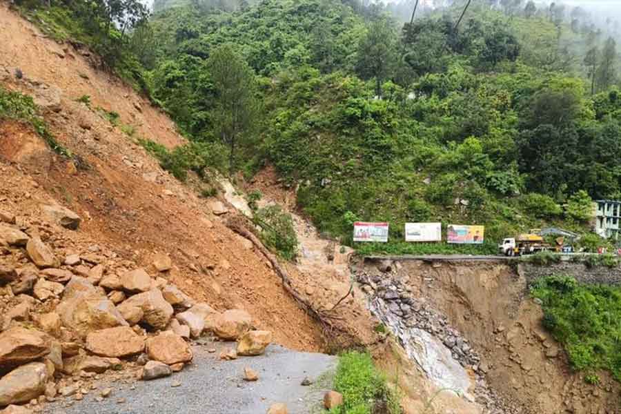 photo of landslide 