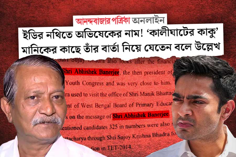 Name of Abhishek Banerjee mentioned in ED Chargesheet against Sujay Krishna Bhadra