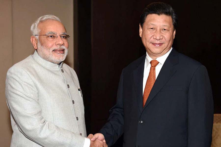 image of xi jinping and PM Narendra modi 