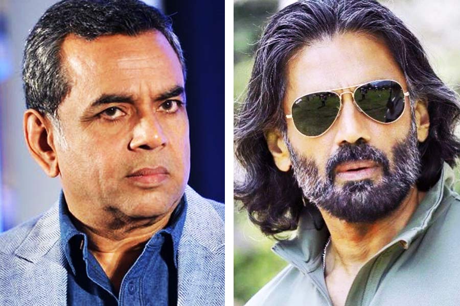 Paresh Rawal and Suniel Shetty