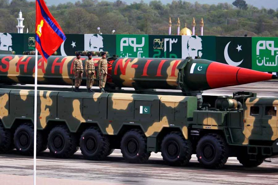 Pakistan is using nuclear umbrella to provoke terrorism against India.