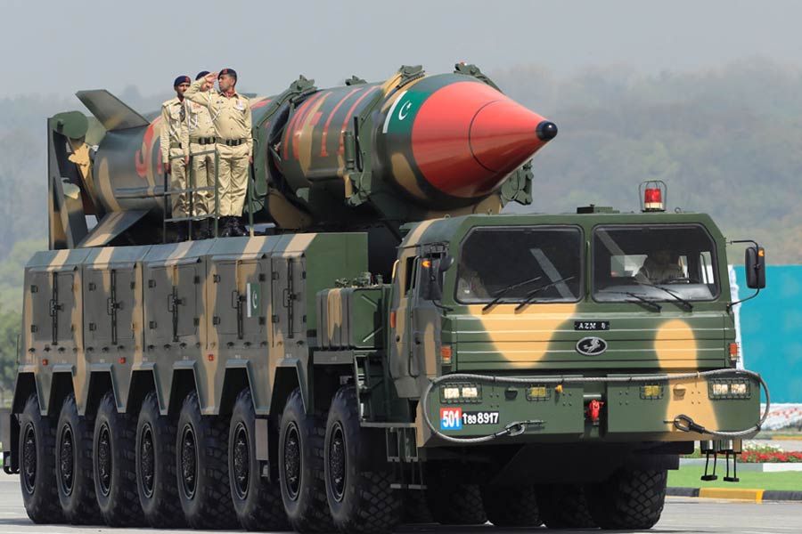 Pakistan is using nuclear umbrella to provoke terrorism against India.