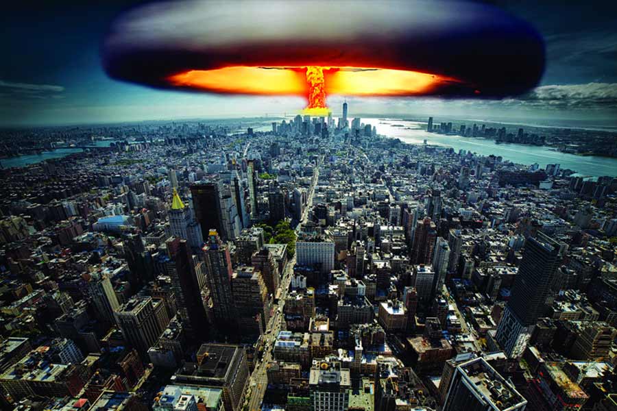 Pakistan is using nuclear umbrella to provoke terrorism against India.