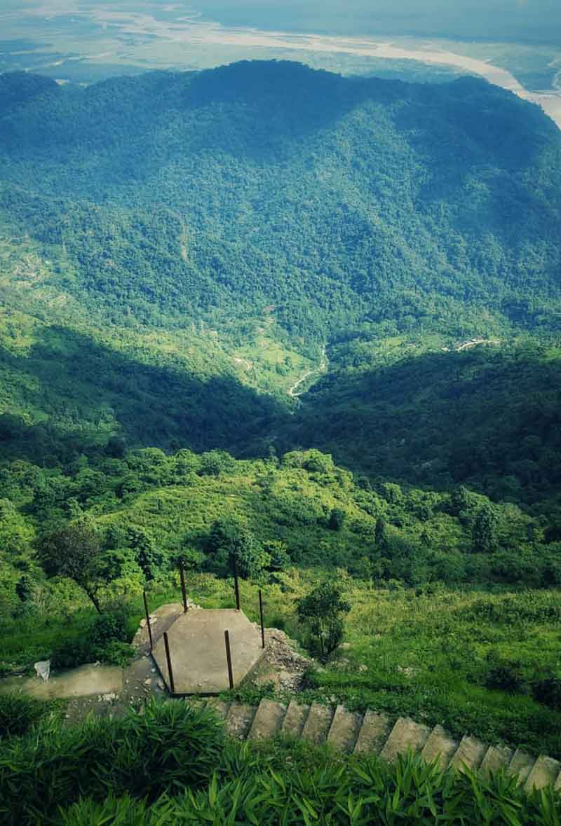 Panbu viewpoint at Kalimpong