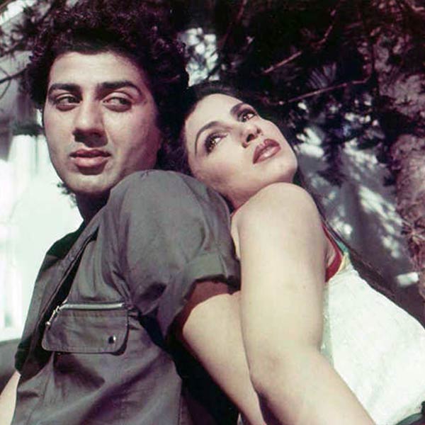 Sunny Deol and Dimple Kapadia
