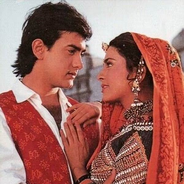 Aamir Khan and Juhi Chawla