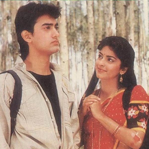 Aamir Khan and Juhi Chawla