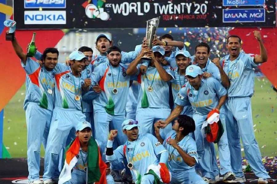 Image of Indian cricket team