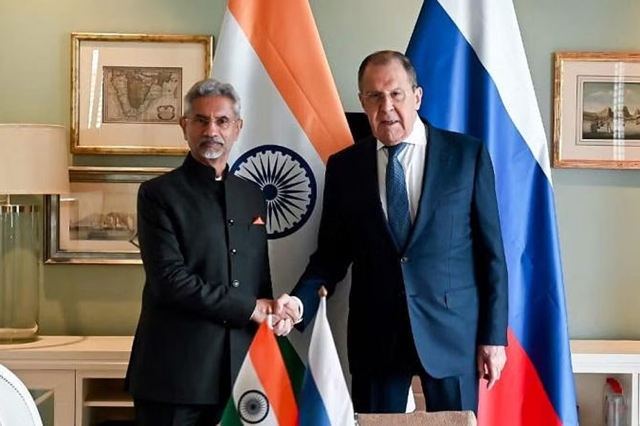 S Jaishankar meets Russian foreign minister Sergey Lavrov.