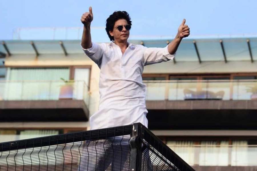 Shah Rukh Khan in Mannat