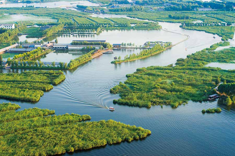 চিনা সংবাদমাধ্যম অনুযায়ী, নির্মীয়মাণ শহরের একাংশ ইতিমধ্যেই ধ্বংসস্তূপে পরিণত হয়েছে। কিন্তু জিয়োংয়ান পরিদর্শনের পর সবাইকে অবাক করে শি দাবি করেন, শহর নির্মাণের কাজ একদম সঠিক লয়ে এগোচ্ছে।