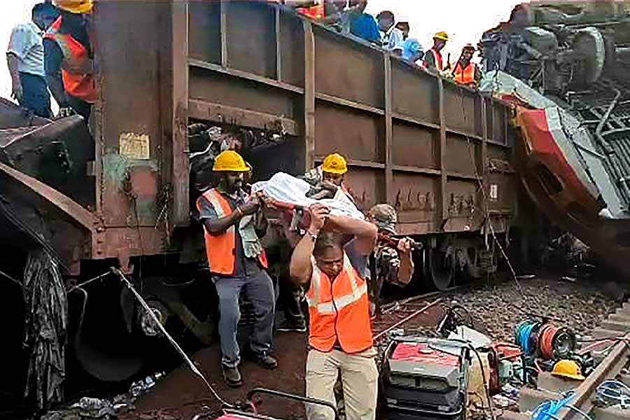 Image of Odisha train accident