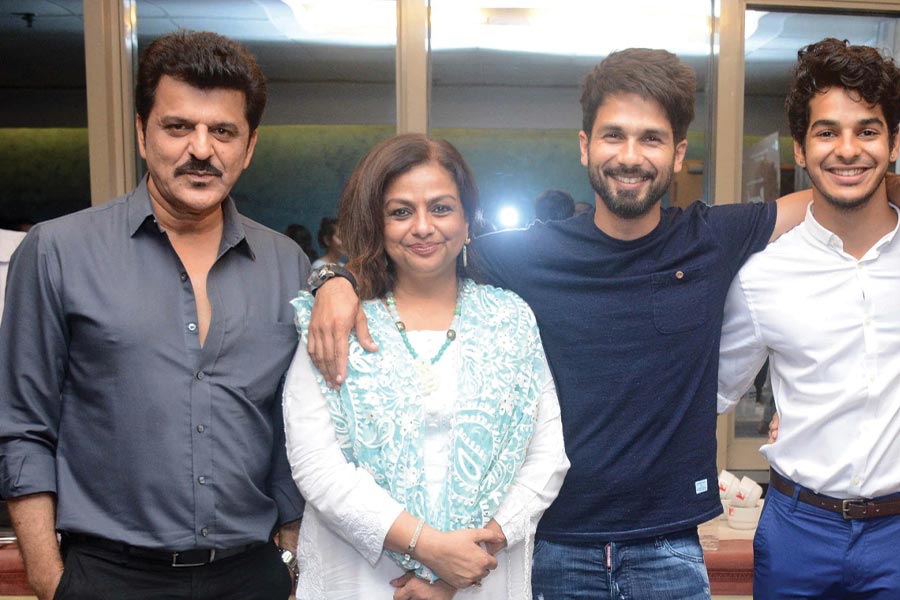 Neelima Azeem with family