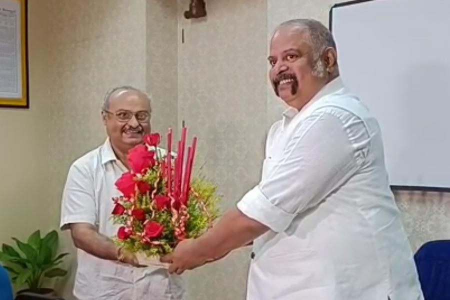 Election Commissioner Rajiv Sinha.