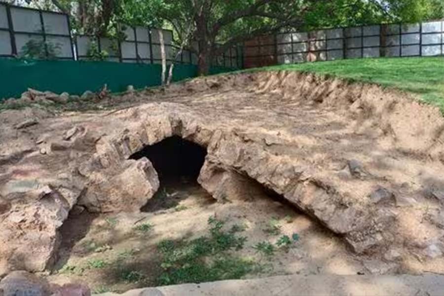 A secret tunnel of Khilji dynasty era discovered at Siri Fort of Delhi