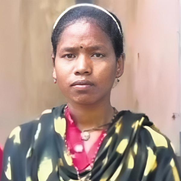 Image of district topper tribal girl.