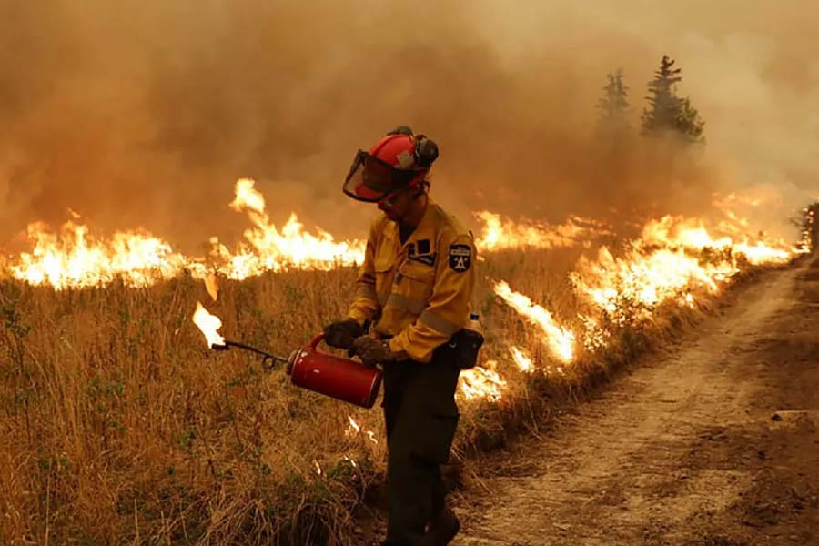 Image of Wildfires rage in Canada
