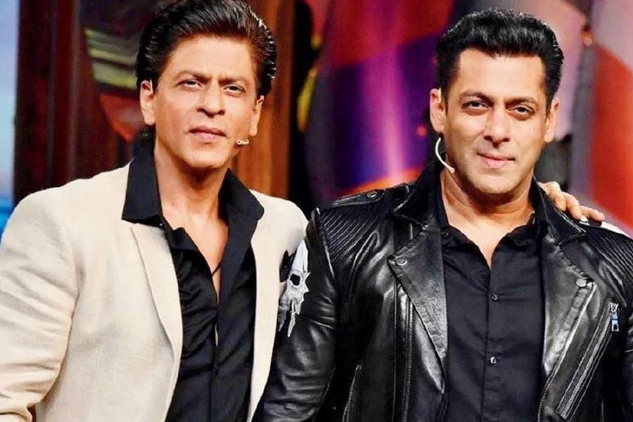 Shah Rukh Khan and Salman Khan together