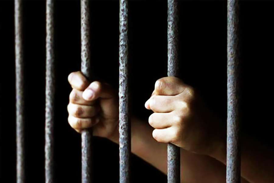 Representational picture of jailed person