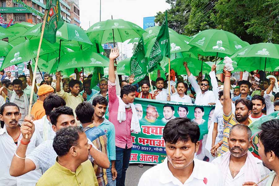 Representational picture of political rally