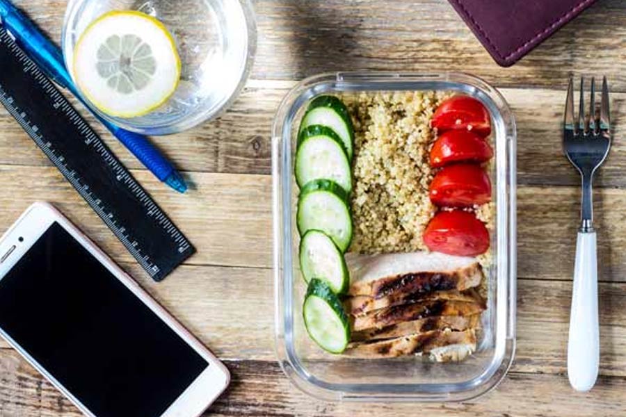 Representational picture of lunch