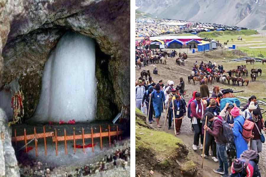 First batch of 3,488 pilgrims begin Amarnath Yatra from Ganderbal of Jammu and Kashmir