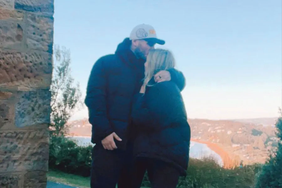 Image of Isabelle Glastonbury and her second husband Max