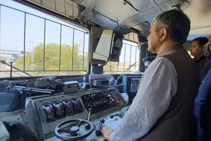 Image of train driver