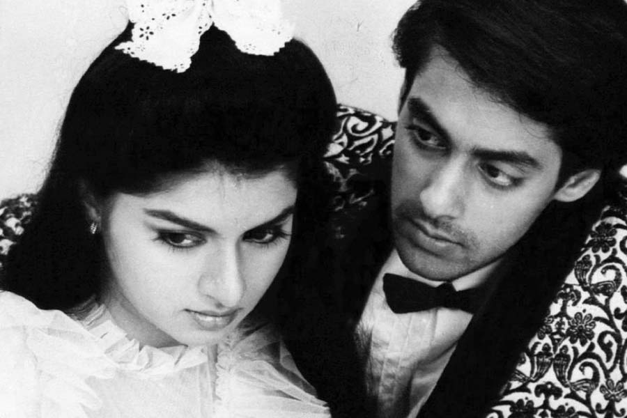 Salman Khan and Bhagyashree