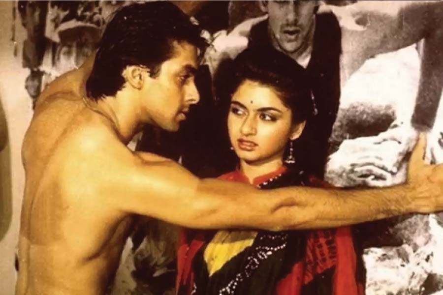 Salman Khan and Bhagyashree