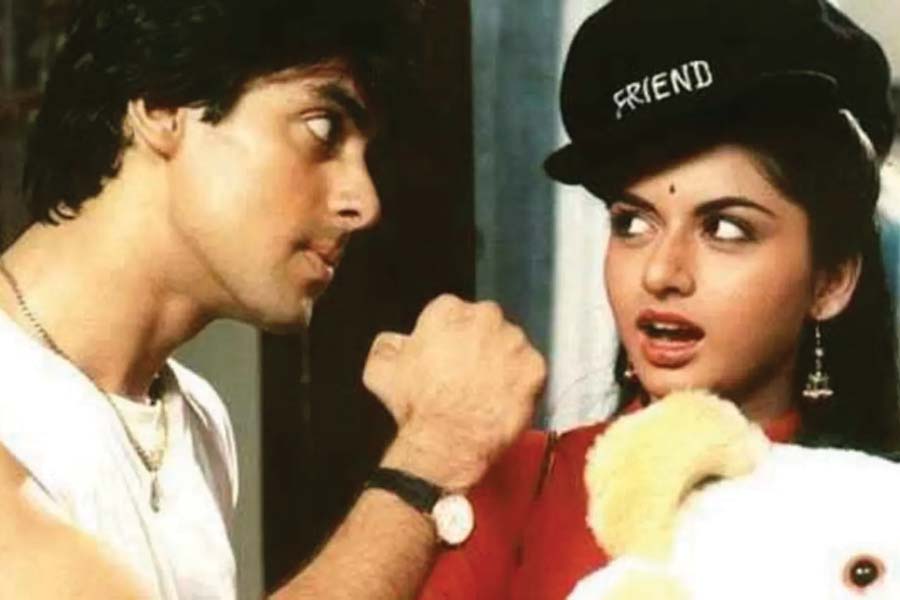 Salman Khan and Bhagyashree