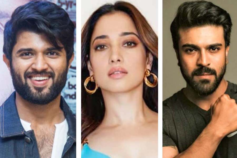 Vijay Deverakonda, Tamannaah Bhatia and Ram Charan