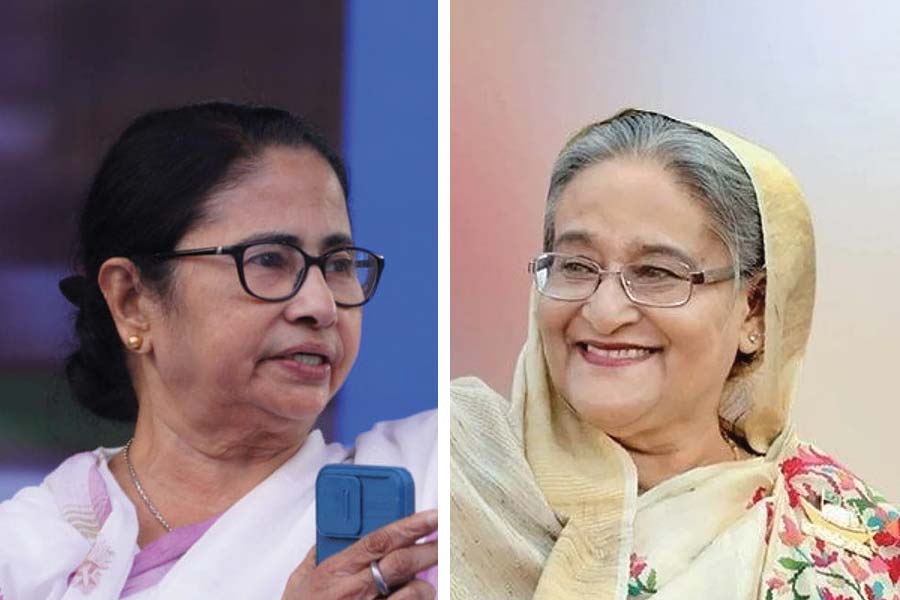 Mamata Banerjee and Sheikh Hasina